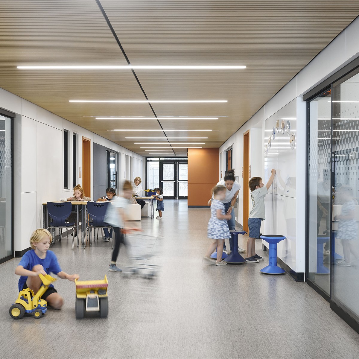 Education architecture photography for David Cameron Elementary by Joshua Lawrence Studios