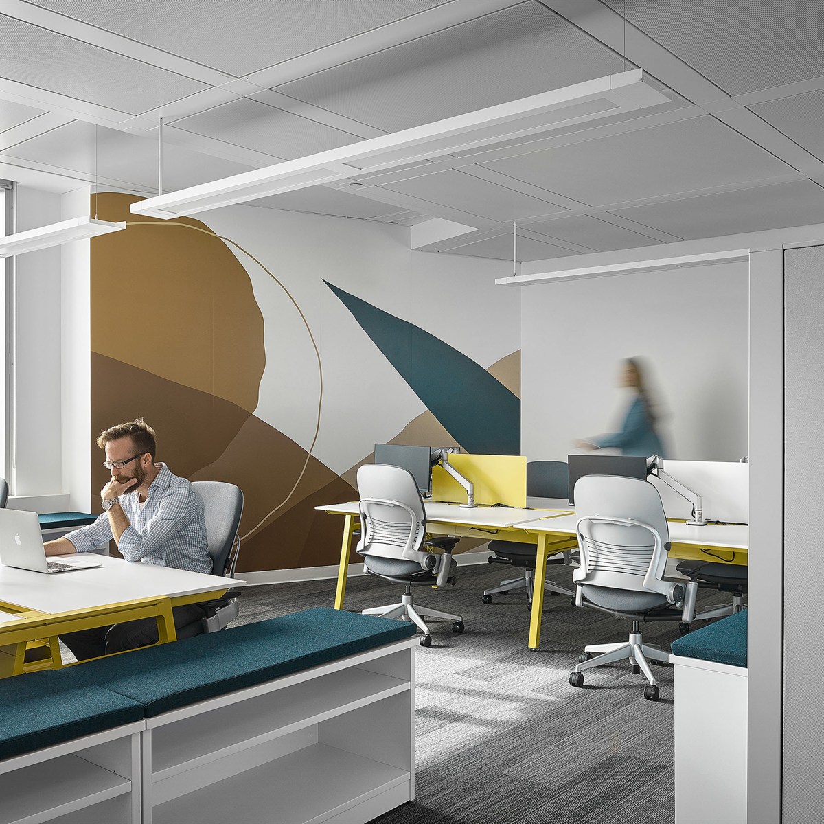Workplace interior photography for Sharespace Offices by Kasian Design by Joshua Lawrence Studios